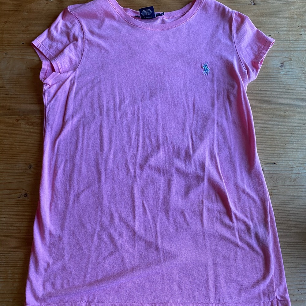 Pink Crew neck Ralph Lauren Sport Tee